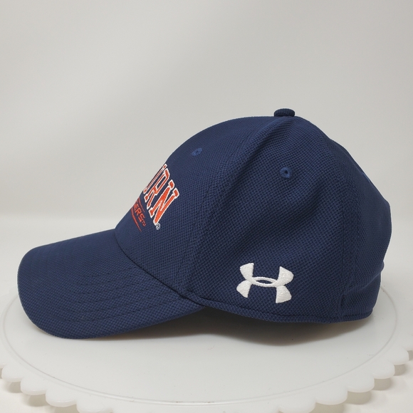 Under Armour Auburn Tigers Fitted Baseball Cap Hat Size Small / Medium EUC - Picture 2 of 8